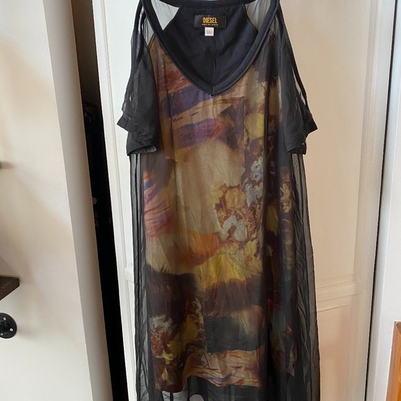 RARE Black Diesel dress Women's S - Picture 2 of 7